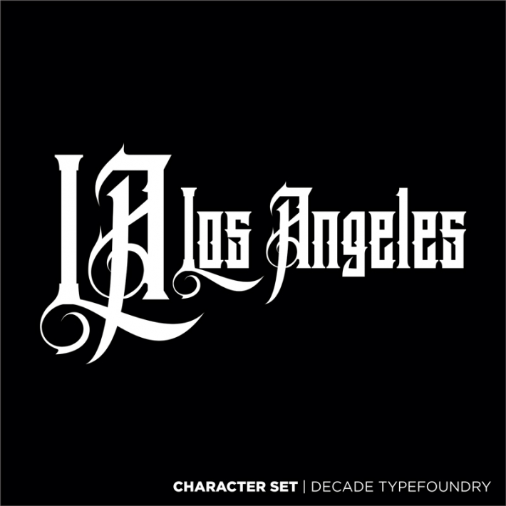 Los Angeles | Font Zillion